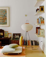 Kazumi Rice Paper Floor Lamp by OpalDwell Soft Ambient Glow OpalDwell