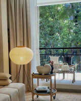 Kaze Rice Paper Floor Lamp - Japanese-Inspired Ambient Glow OpalDwell
