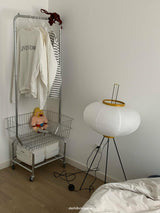 Kazumi Rice Paper Floor Lamp by OpalDwell Soft Ambient Glow OpalDwell