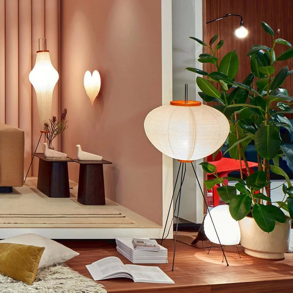 Rice Paper Floor Lamp Soft Ambient Glow