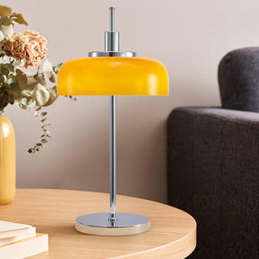 Modern Dome Table Lamp Minimalist Metal Glass OpalDwell