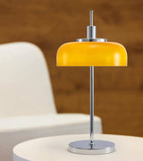 Dome Table Lamp Installed on Desk OpalDwell