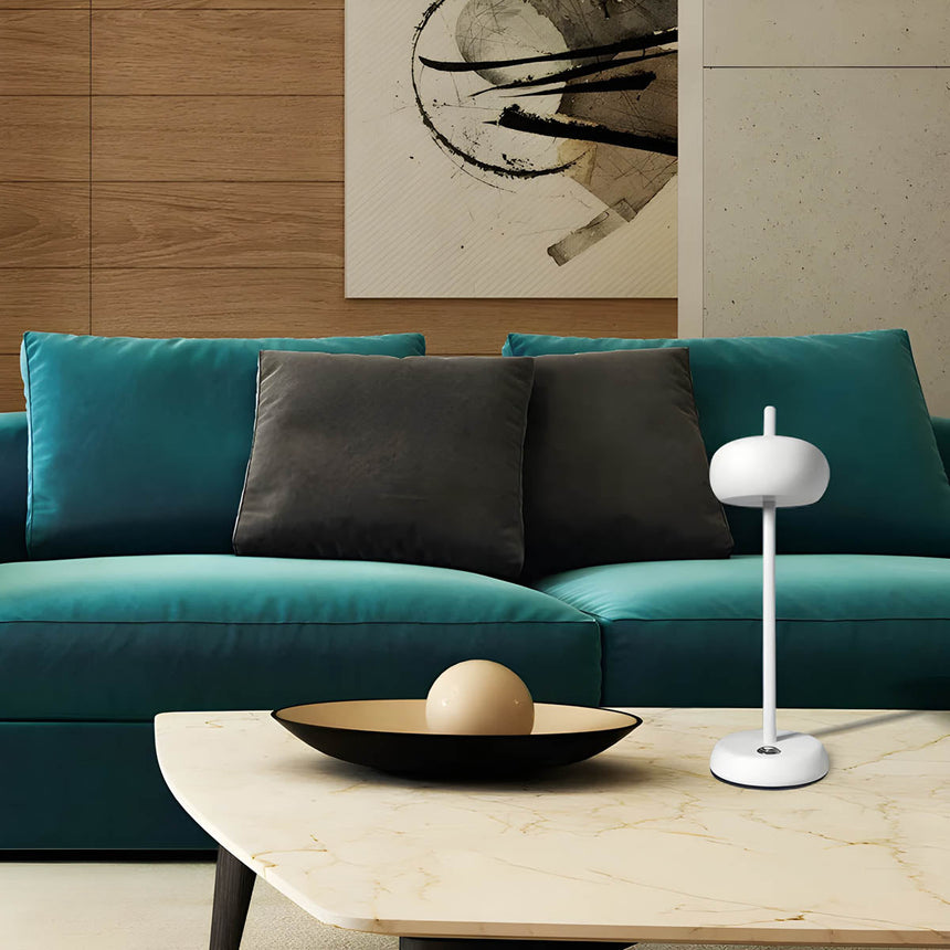 Metal Table Lamp with ambient lighting for living room | OroDwell