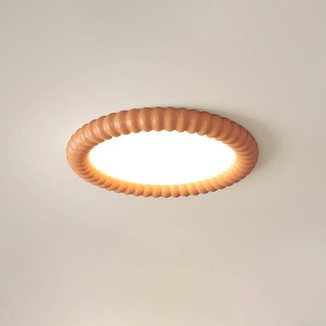 Ceiling Light Round Silhouette Detail View - OroDwell