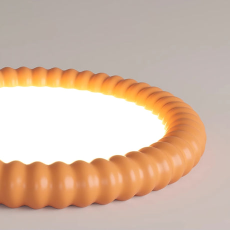 Ripple Halo Ceiling Light Close-Up Detail - OroDwell