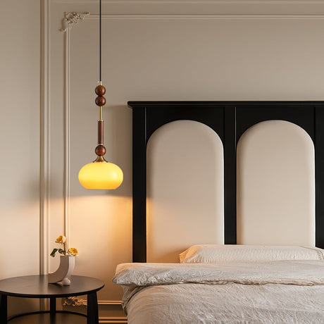 Classic Pendant Lamp Installed Above Dining Table