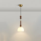 Classic Pendant Lamp Installed Above Dining Table