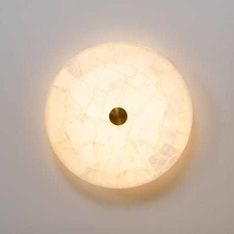 Alabaster Ceiling Light for Living Room