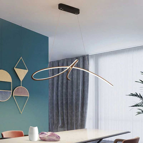 Strip Pendant Light Design for Dining Area Decor | OroDwell