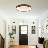 Natural wood ceiling light for rustic decor