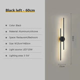 Black Gold Wall Sconce for Bedroom Accent