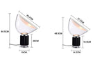Table lamp paired with modern decor