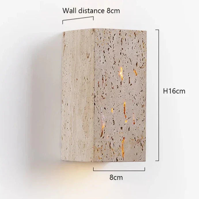 Wall Mounted Stone Light for Modern Decor