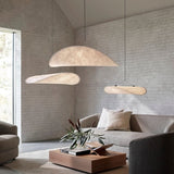 Silk Leaf LED Chandelier for Bedroom