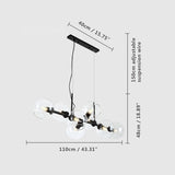 Bubble Chandelier Standard Ceiling Compatible Design