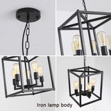 Iron Pendant Light Push Button Switch Design