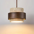 Elowen Wood Pendant Light – square design | OroDwell