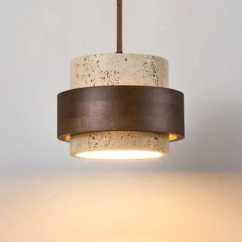 Elowen Wood Pendant Light – square design | OroDwell