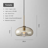 Pendant light installed in modern interior