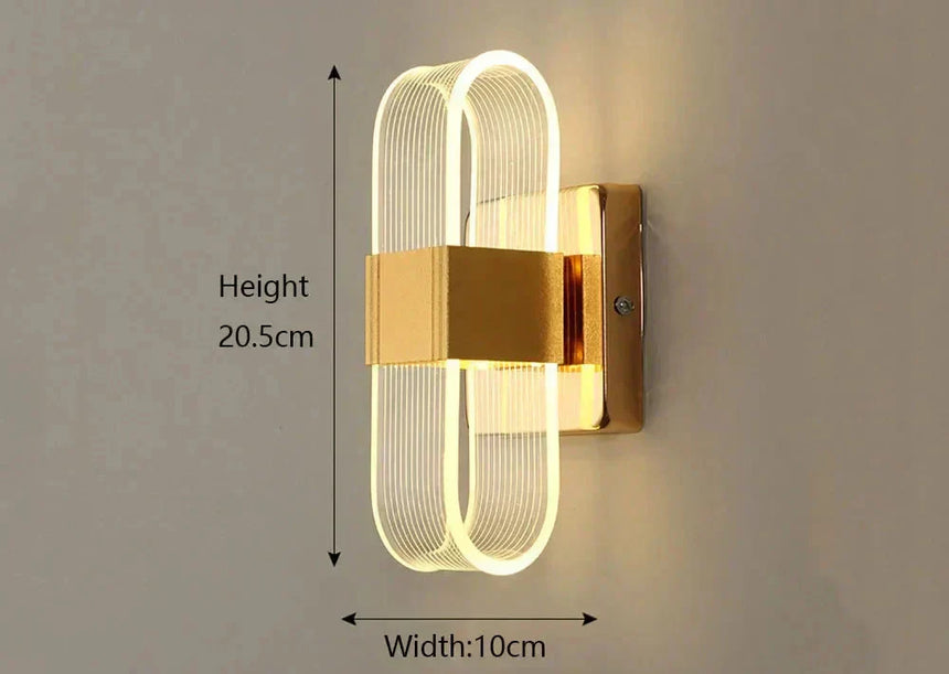 Contemporary wall lamp