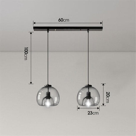 Glass Finish Glass Pendant Light Design Detail | OroDwell