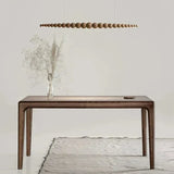 Wood Bead Pendant Chandelier Natural Warmth Design