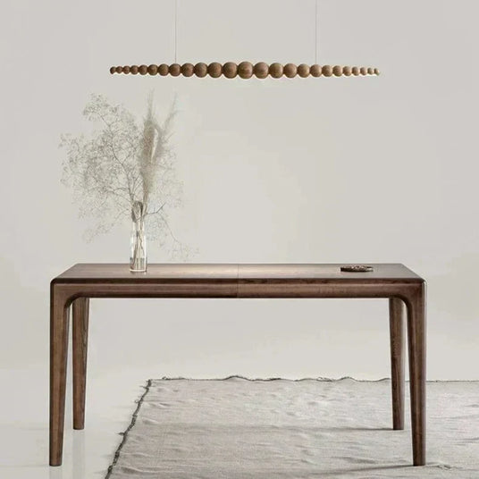 Wood Bead Pendant Chandelier Natural Warmth Design