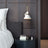 Metal wall light for home accent