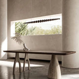 Wood Chandelier Soft Ambient Glow Design Decorative Accent