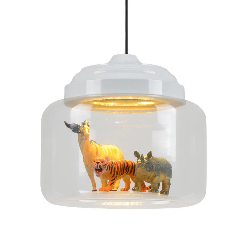 Animal Motif Pendant Light for Nursery and Playroom