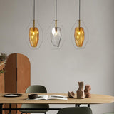 Lirana Pendant Chandelier - Iron and Glass Modern Romantic Minimalist Design | OroDwell