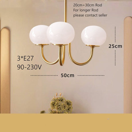 Aviana Glass Pendant Light – vintage design for dining room and bedroom | OroDwell