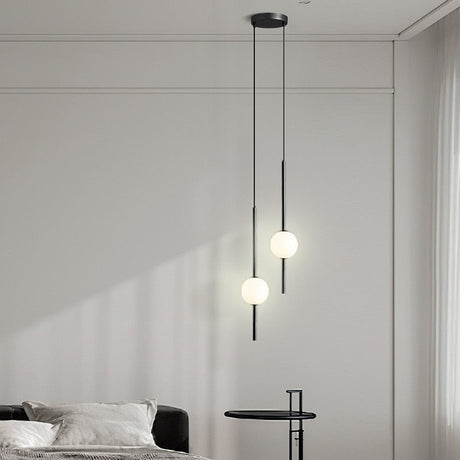 OrionGlow Glass Fixture – Single Bulb Modern Design