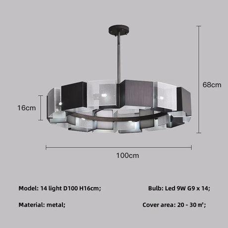 Mariselle Chandelier - Flush Mount Installation Detail