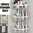 Corner bathroom shelf with included mounting hardware - single-tier corner design