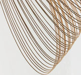 discreet-profile wood pendant lamp for restaurant and shop interiors