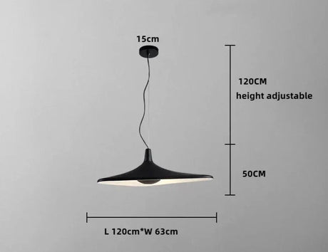 wedge-bulb pendant lamp for dining nook lighting