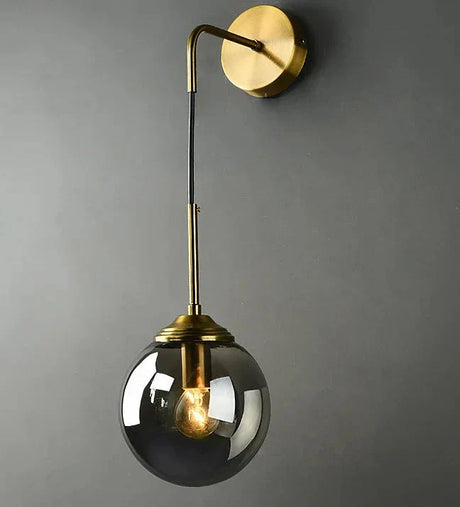 Metal Wall Lamp Ambient Glow Living Space Accent