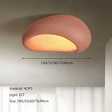 Nickel Finish LED Ceiling Light with Fabric Shade