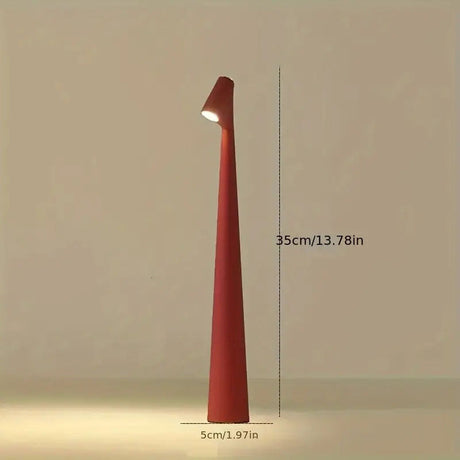 Cordless table lamp size comparison view