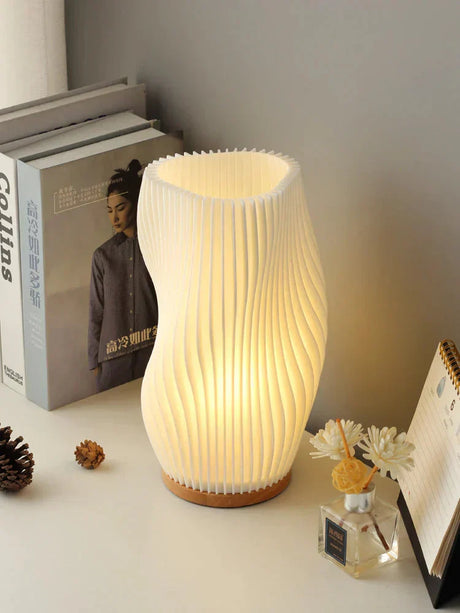 Dimmable LED table lamp with flexible arm for directed reading light
