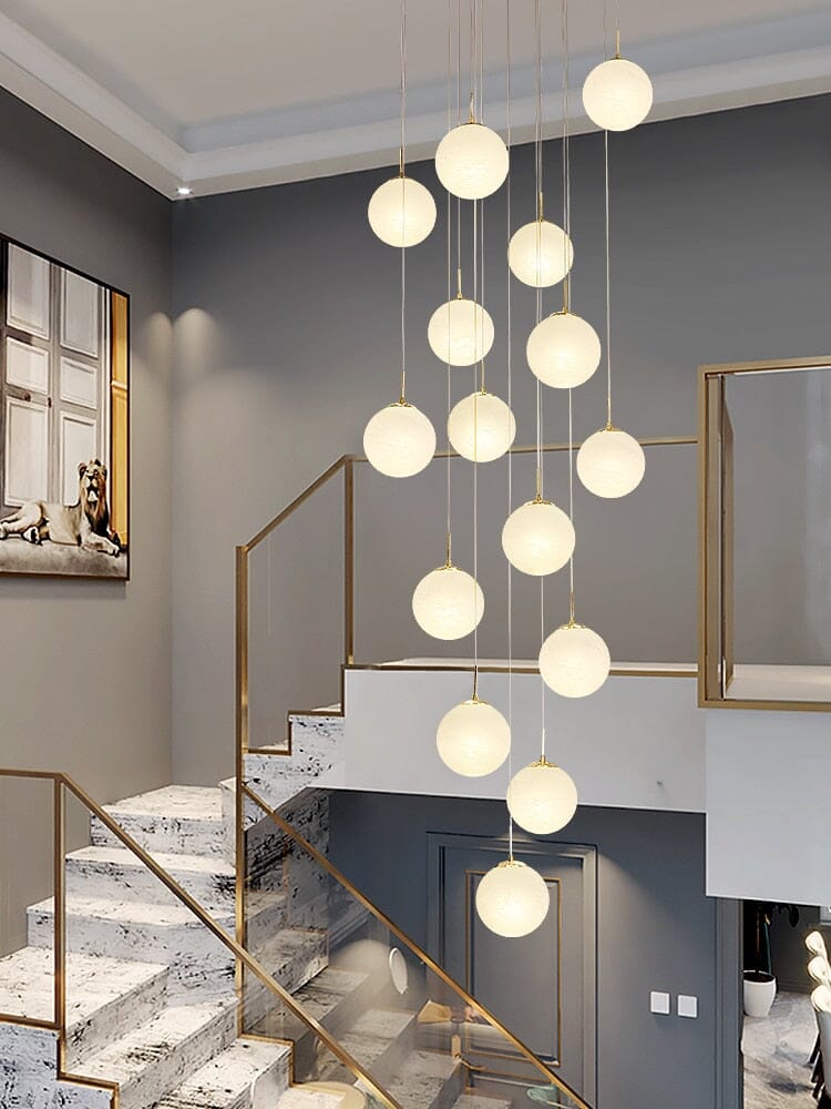 Orb Chandelier Pendant Light for Hotel Lobby Entrance