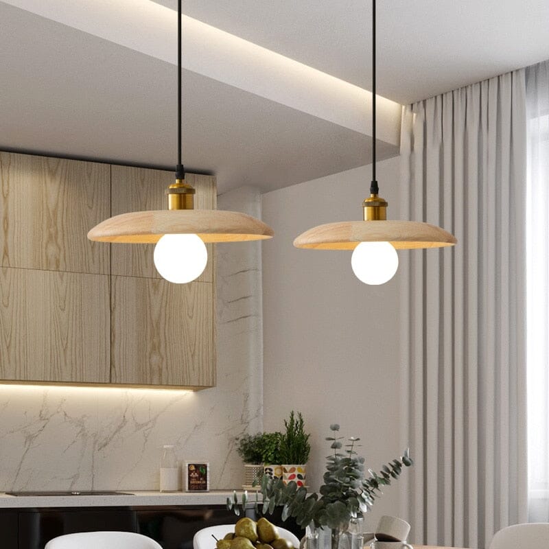 Pendant Light - Wood Nordic-Inspired Design | OroDwell