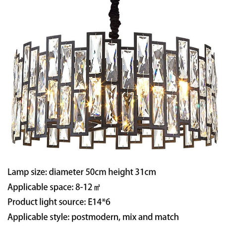 Crystal Chandelier for Living Room Accent Piece