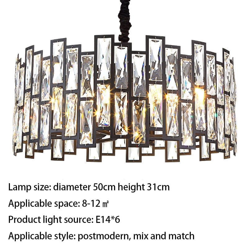 Crystal Chandelier for Living Room Accent Piece