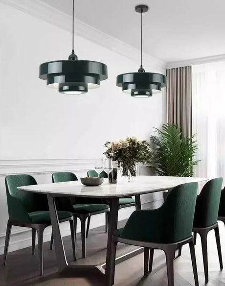 Alora White Pendant Light lifestyle scene – modern homes | OroDwell