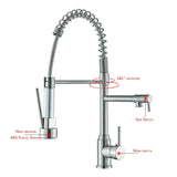 NovaPulse Kitchen Mixer Tap dual spray settings - OpalDwell