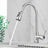 Fingerprint resistant black stainless steel faucet
