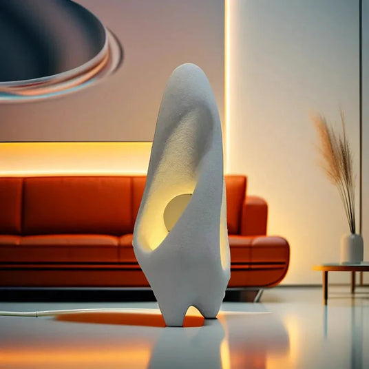 Floor Lamp High-Density Polystyrene Finish Detail