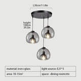 Contemporary Translucent Glass Pendant Light Lighting Fixture Close-Up | OroDwell